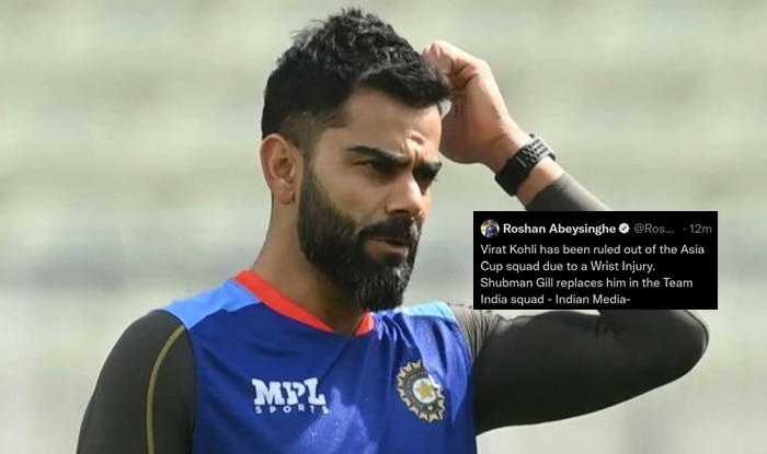 Virat Kohli Ruled Out if Asia Cup Due to Wrist Injury Ahead of Pakistan ...