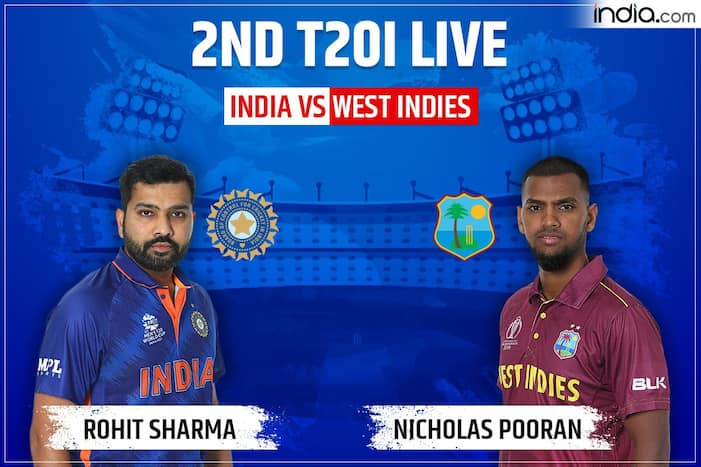 Highlights Ind Vs Wi 2nd T20i Cricket Score And Updates West Indies Beat India By 5 Wickets To