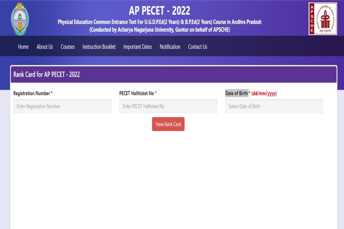 AP PECET Rank Card 2022 Out on cets.apsche.ap.gov.in; Direct Link, Steps to Check Result Here