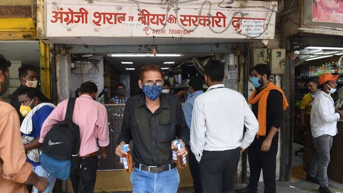Delhi wine shops