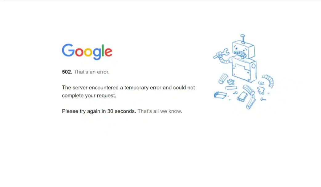 Google Search Engine Down For Thousands Of Users, Mass Global Outage ...