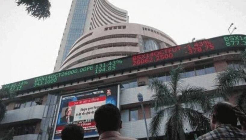 Sensex, Nifty fall in early trade amid mixed global trends, rupee steady against dollar.