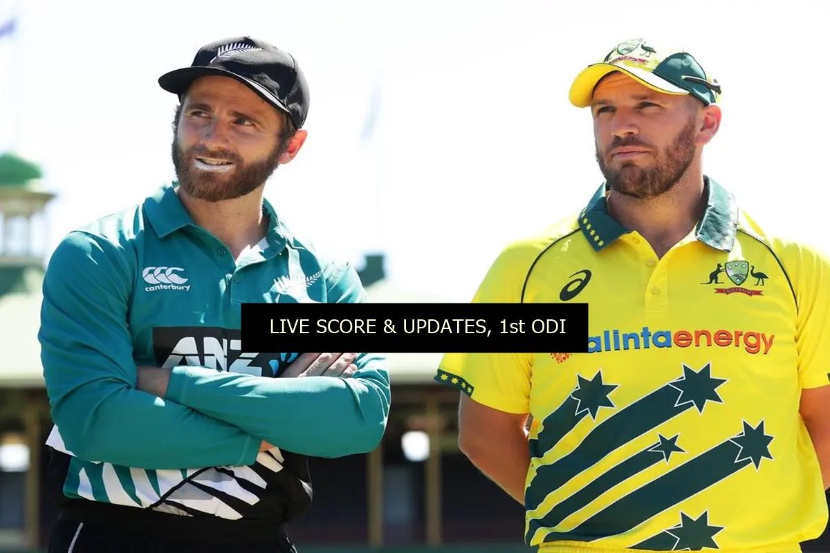 Highlights Aus vs NZ 1st ODI Cricket Score Update: Australia Beat New ...