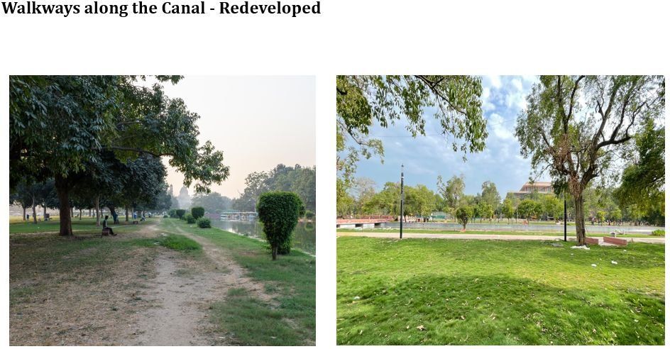 Before And After Images Of Central Vista (Kartavya Path) in Delhi