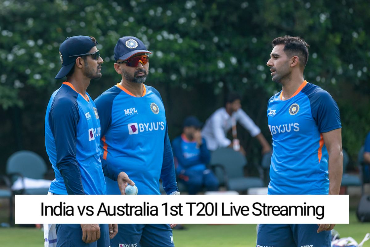 India vs Australia T20 Live Streaming When and Where To Watch IND vs AUS 1st T20I Online And On TV