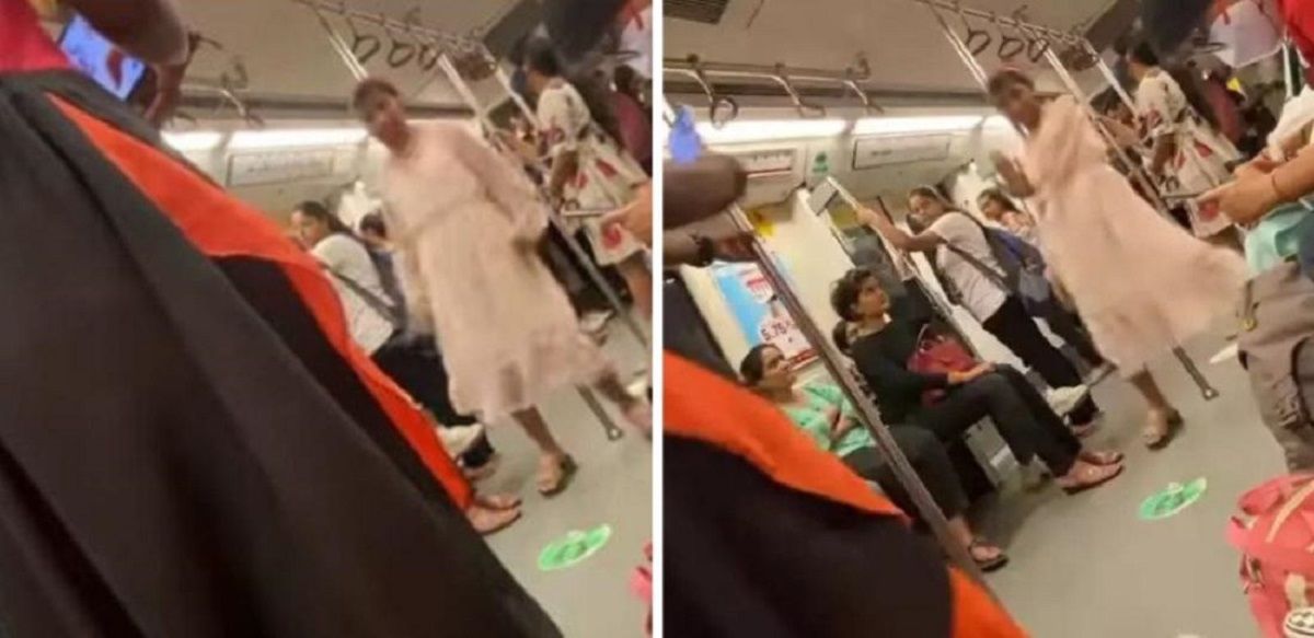 Viral Video Girl Dances Inside Delhi Metro As Friend Films Her Netizens Say Need Her Confidence