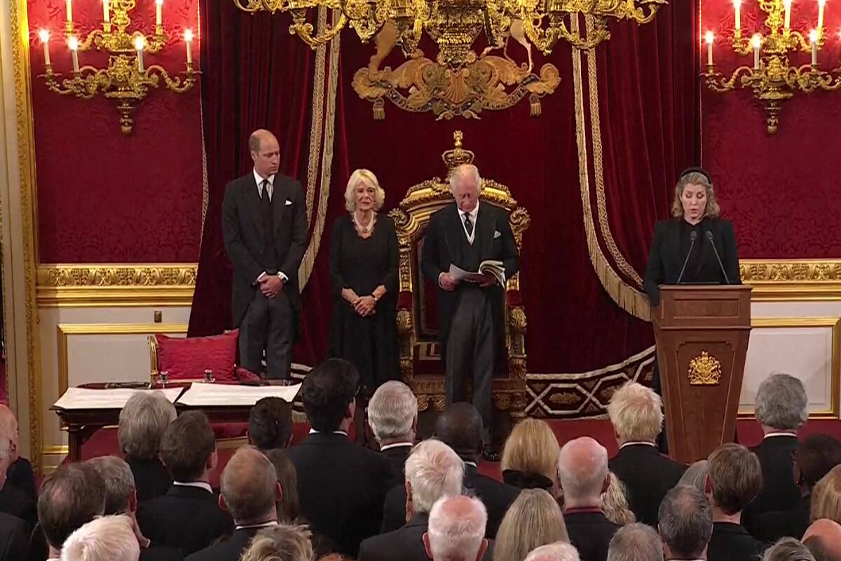 King Charles III proclaimed Britain's monarch after queen's death