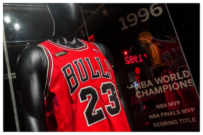 Michael jordan last dance jersey worn 24 years ago sells for over rs 80 crore