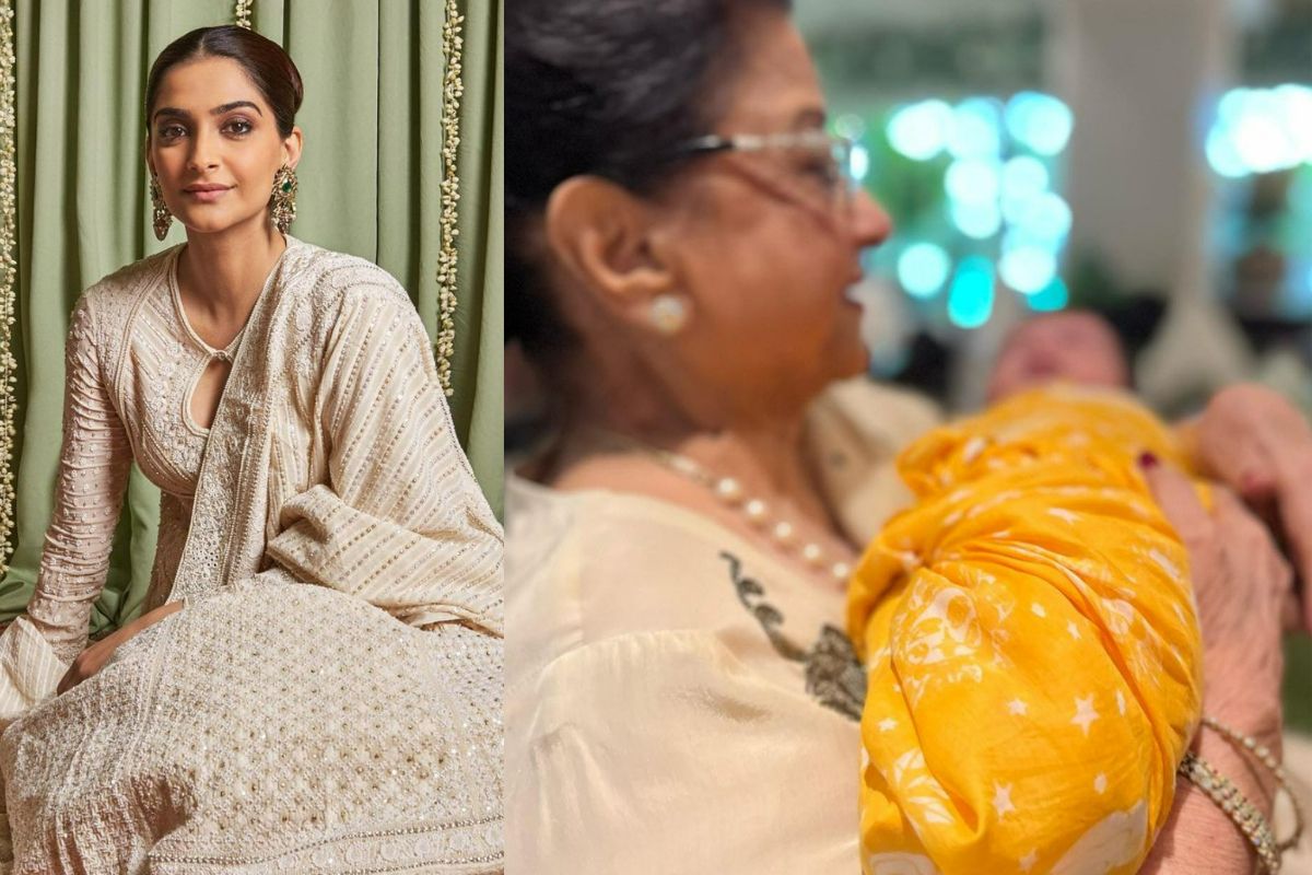 Sonam Kapoor Shares Another Pic With Son Vayu On Grandmothers Birthday And Its All About Love