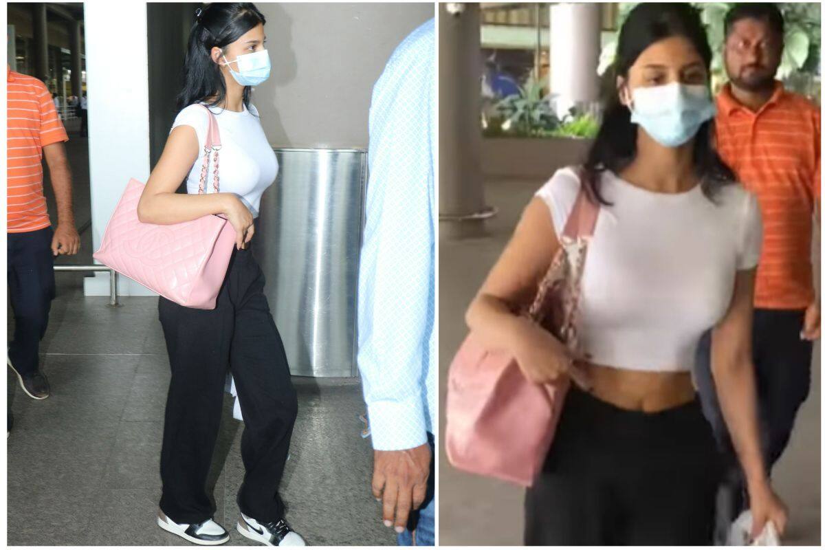 Suhana Khan Is Back From London, Spotted In A Cool Airport Look ...