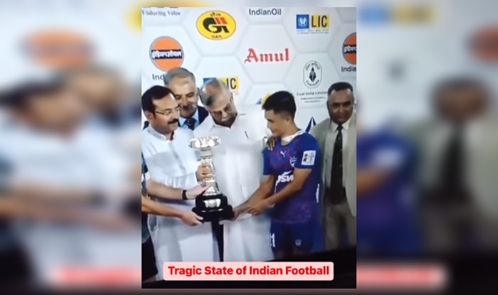 Sunil Pinki Xxx Videos - Sunil Chhetri INSULTED During Presentation After Winning Durand Cup 2022  Final; Videos Goes VIRAL | WATCH