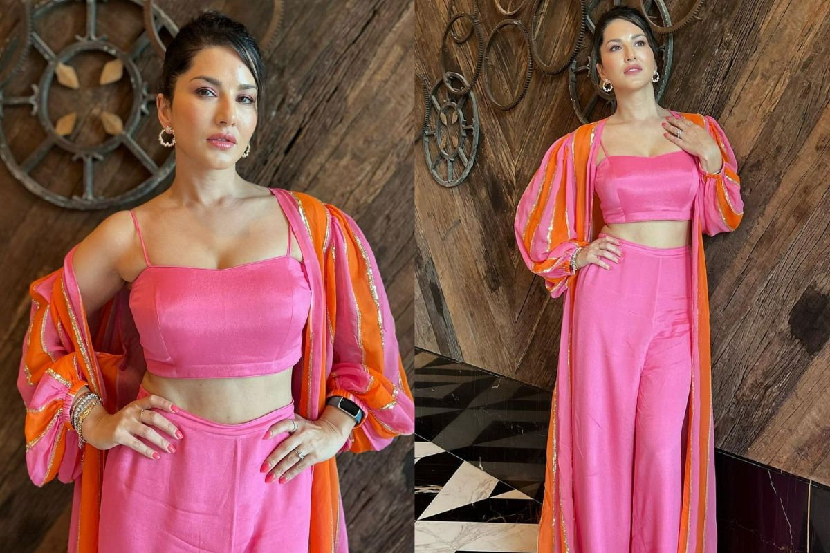 Sunny Leone Looks Like a Candy Floss in