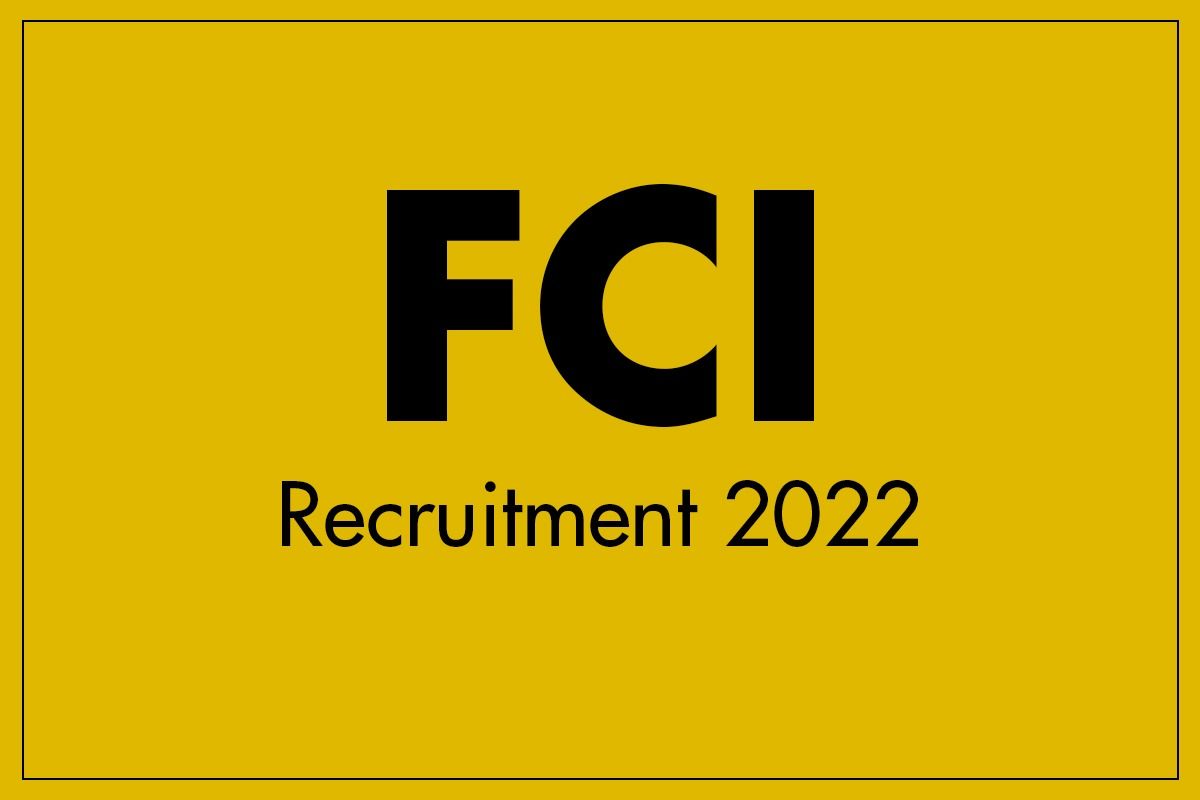 FCI Category 3 Recruitment 2022: Hurry Up! One Day Left to Apply For 5043 Posts at fci.gov.in. Read Here