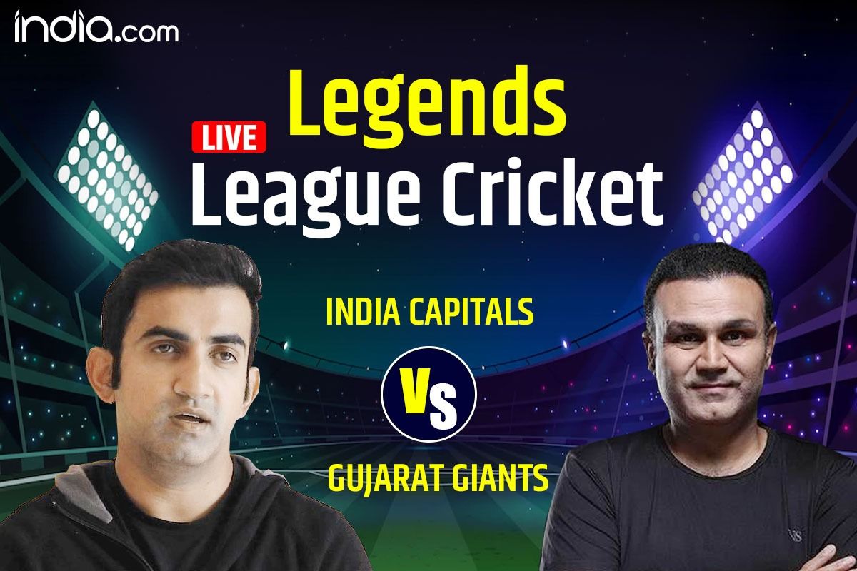 Legends League Cricket Score Gujarat Giants Vs India Capitals 