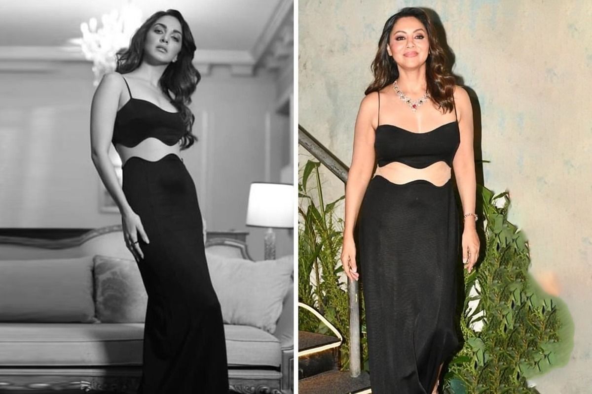 Kiara Advani Sex Xnx - Gauri Khan or Kiara Advani: Who Looks Hotter in That Black Faux Cutout  Dress With Thigh-High Slit?