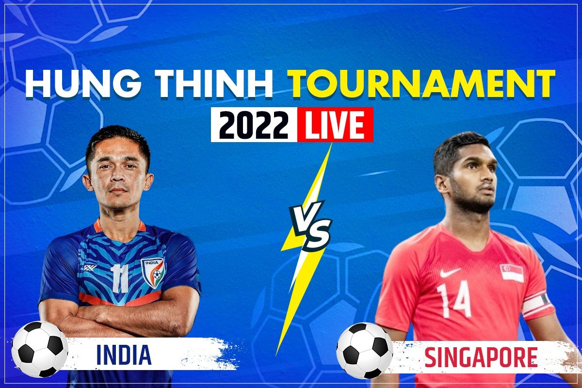 Highlights India vs Singapore, Hung Thinh Tournament 2022: Blue Tigers Settle For a 1-1 Draw