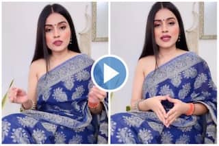 Bizarre! Astrologer Nidhi Chaudhary Trolled For Not Wearing Blouse, Twitter Users Donate Money | Watch