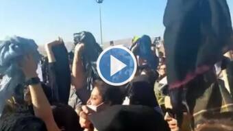Iranian Women Chop Off Hair, Burn Hijabs to Protest Against Killing of  Mahsa Amini | Watch