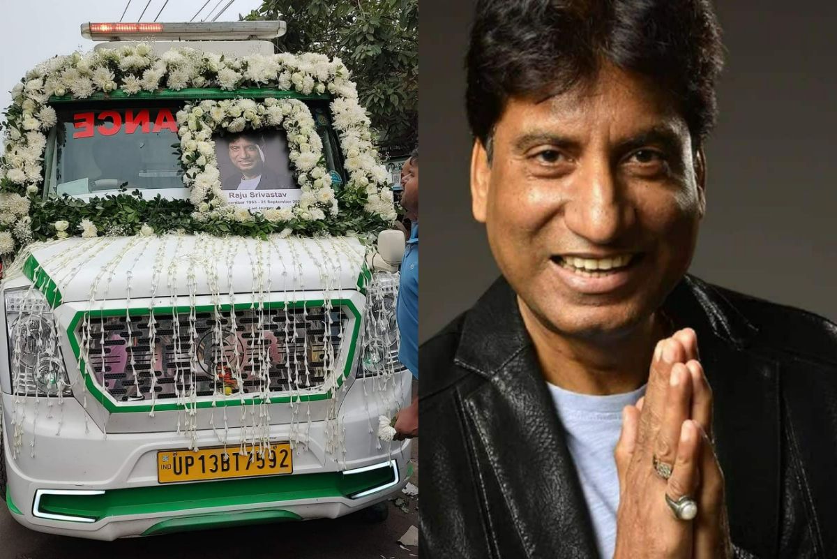 India Raju Lp Raju Srivastava Cremated in Delhi: Wife Shikha, Hundreds Of Fans Bid ...