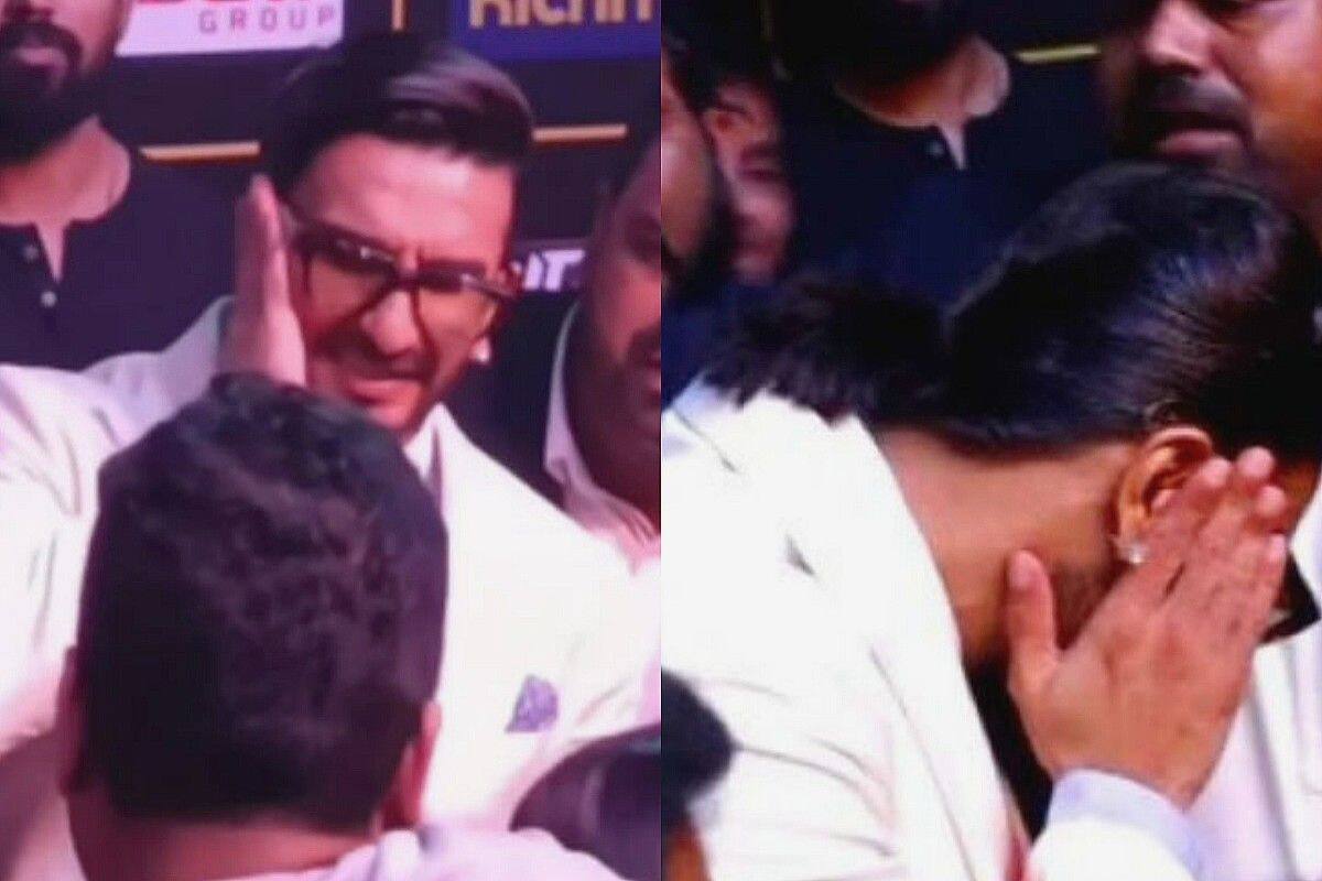 Ranveer Singh Viral Video, Ranveer Singh Slapped by Bodyguard Publicly,  Check His Million Dollar Reaction - Watch