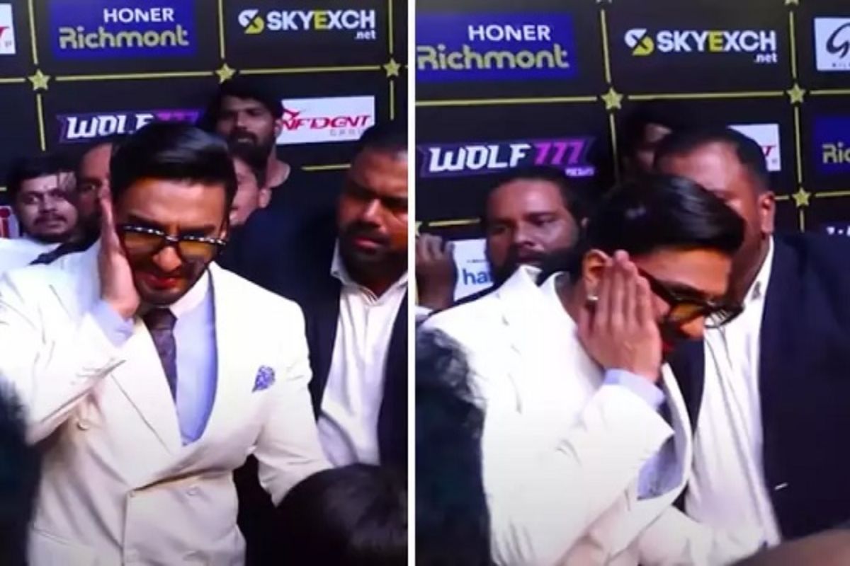 Ranveer Singh Video: रणवीर सिंह को भीड़ में पड़ा जोर का थप्पड़? गाल पकड़े नजर आए एक्टर