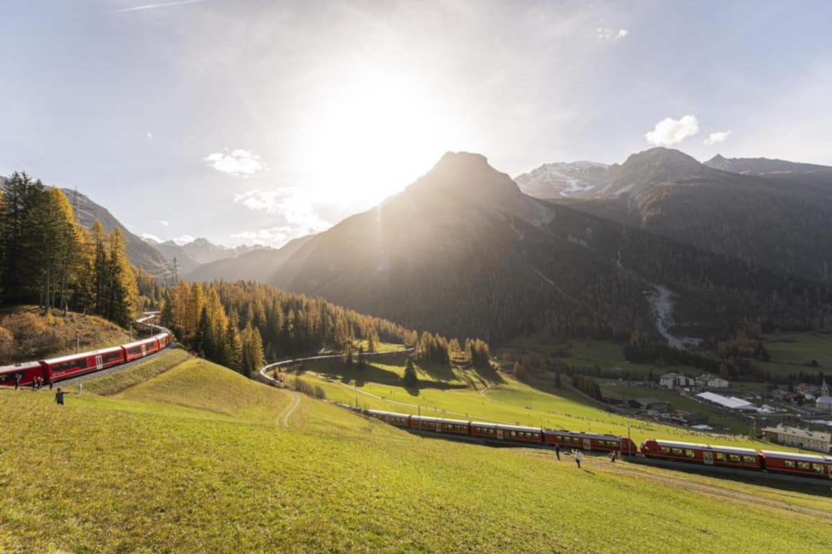 This 100 Coach Train In Switzerland Is The Worlds Longest Passenger Train