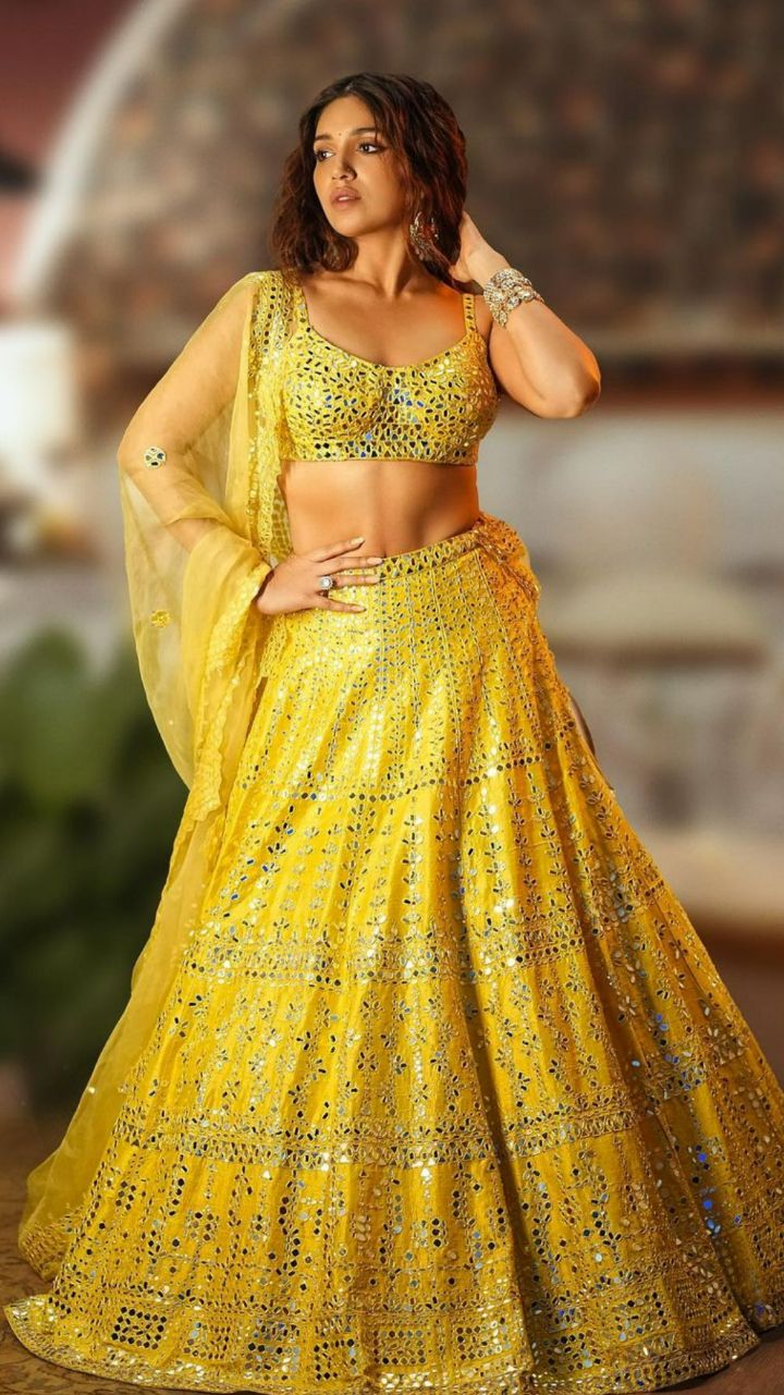 Pre-Draped Yellow Saree – Saaj By Ankita