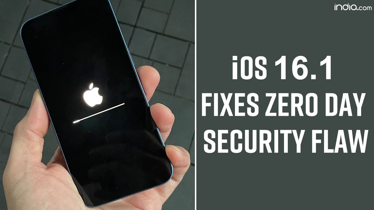 Video Ios 16 1 Includes A Fix For A Scary Zero Day Iphone Security