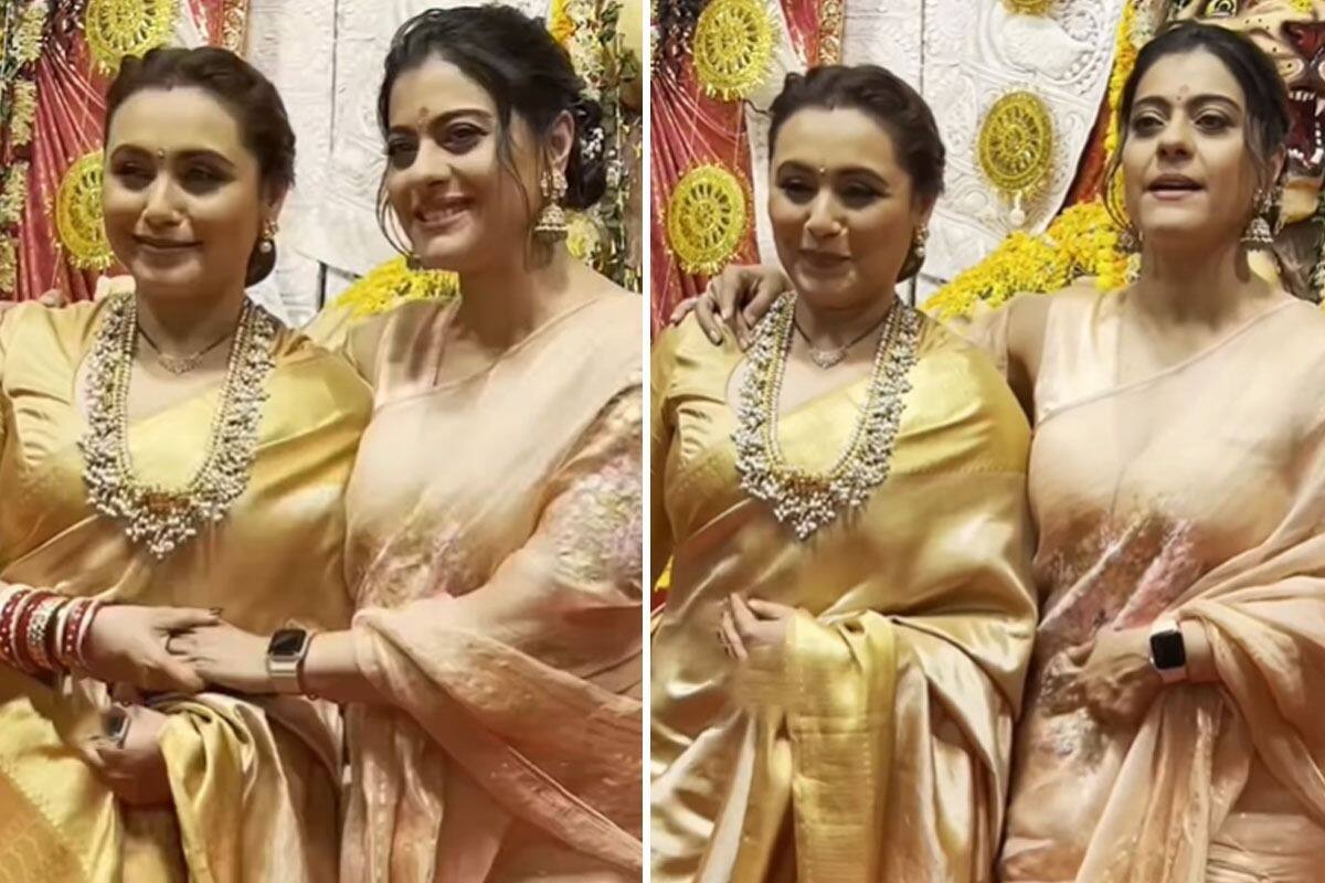 Pooja Rani Ki Sex - Durga Puja 2022 Kajol And Rani Mukerji Make Heads Turn in Their Traditional  Saree Looks - WATCH Viral Videos