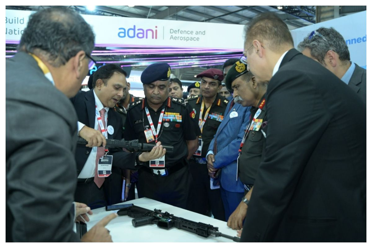 Adani Defence And Aerospace Israel Weapon Industries Unveil India First 