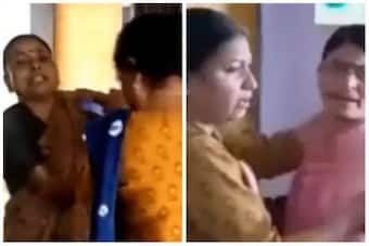 Female Teachers Fight With Each Other, Hurl Abuses Infront of Students in  Hamirpur School | Watch