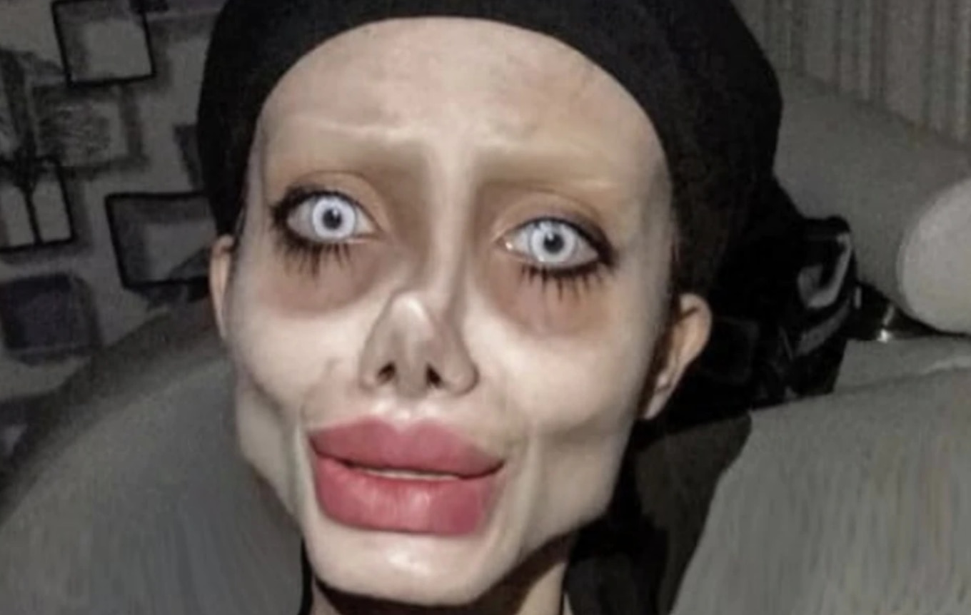 Zombie Angelina Jolie Shows Her Real Face After Being Released From Iranian  Prison, Makes Shocking Revelation