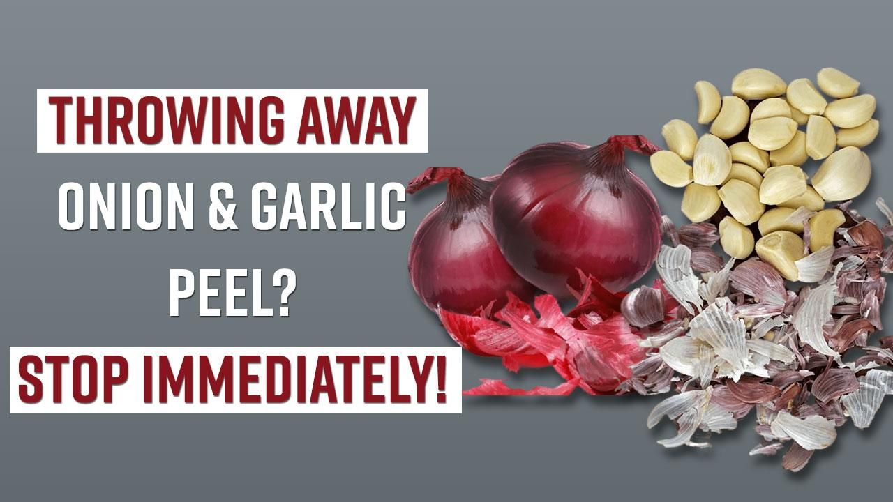 Onion And Garlic Peel Benefits 