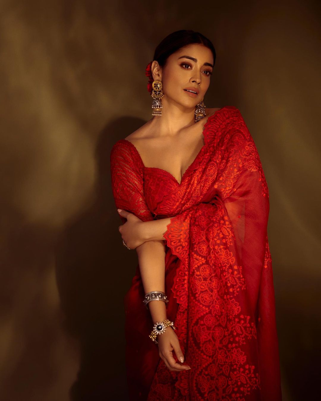 For @iffigoa Styled by @sukritigrover Shot by @harshkamat thank you Saree-  @roujeofficial Jewellery- @shopriyaa @karnikajewelshyd… | Instagram