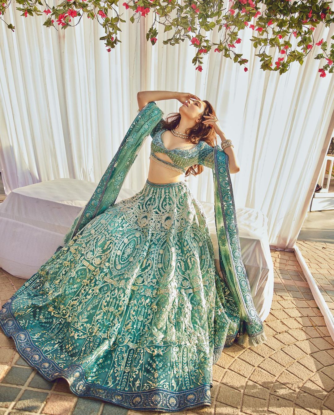 Tamannaah Bhatias Fairy Queen Moment A Mermaid Gown Reimagined As A Floral Lehenga - 0yd9yzz