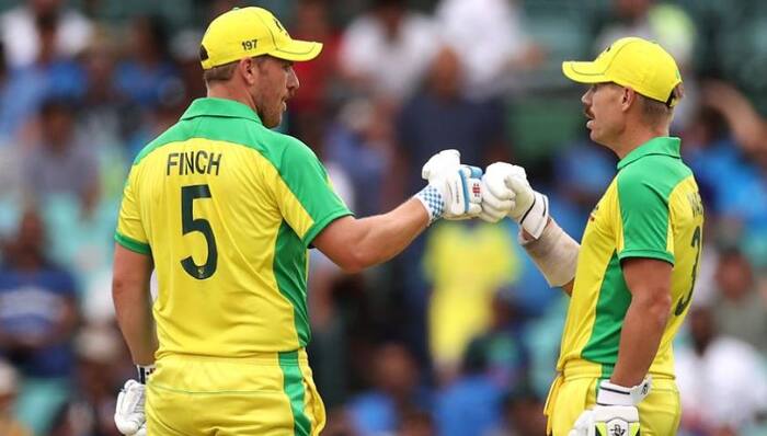 Aaron Finch David Warner