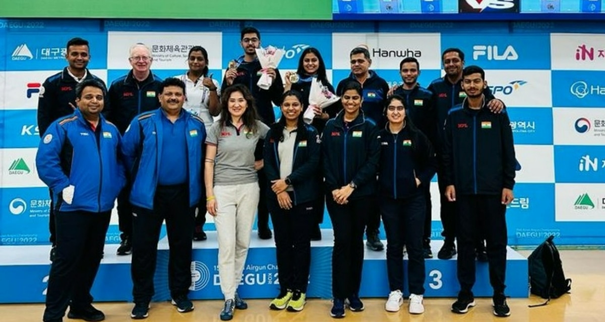 Asian Airgun Championship: India Finish With 25 Gold Medals After ...