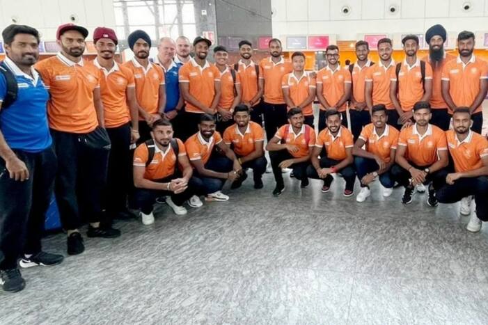 Indian Men's Hockey Team Leaves For Australia Tour For Five-match Series