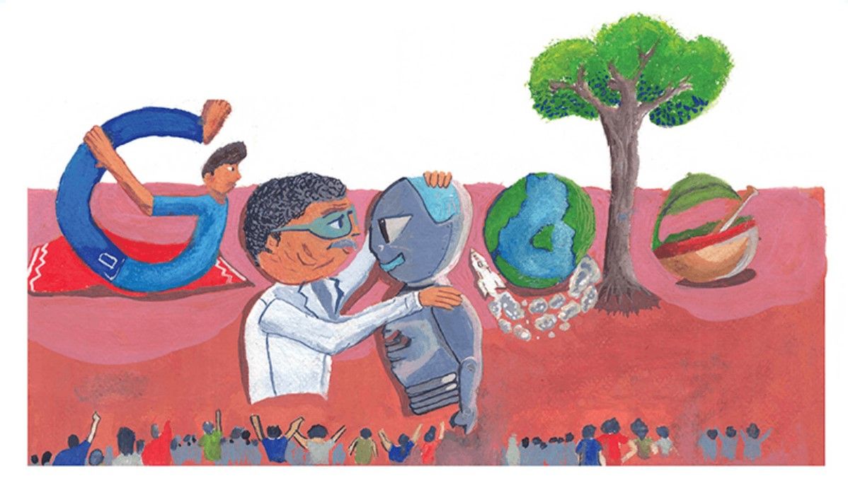 Google celebrates winner of doodle4google contest with a doodle