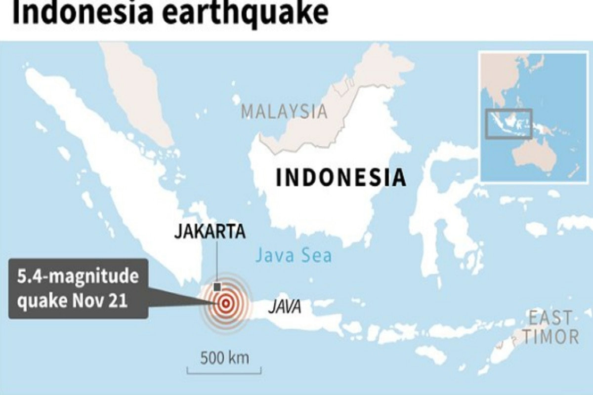 Earthquake Jakarta, Indonesia 20 Dead, Over 300 Injured As 5.4