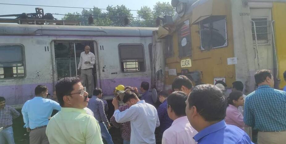 Two EMU Local Trains Collide with Each Other Outside Bengal's Sealdah Station
