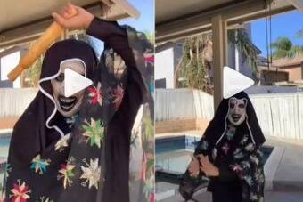 Viral Video: Man Dressed As Punjabi Nun Does Giddha Dance, Leaves Netizens In Splits. Watch Viral Video: Man Dressed As Punjabi Nun Does Giddha Dance, Leaves Netizens In Splits. Watch
