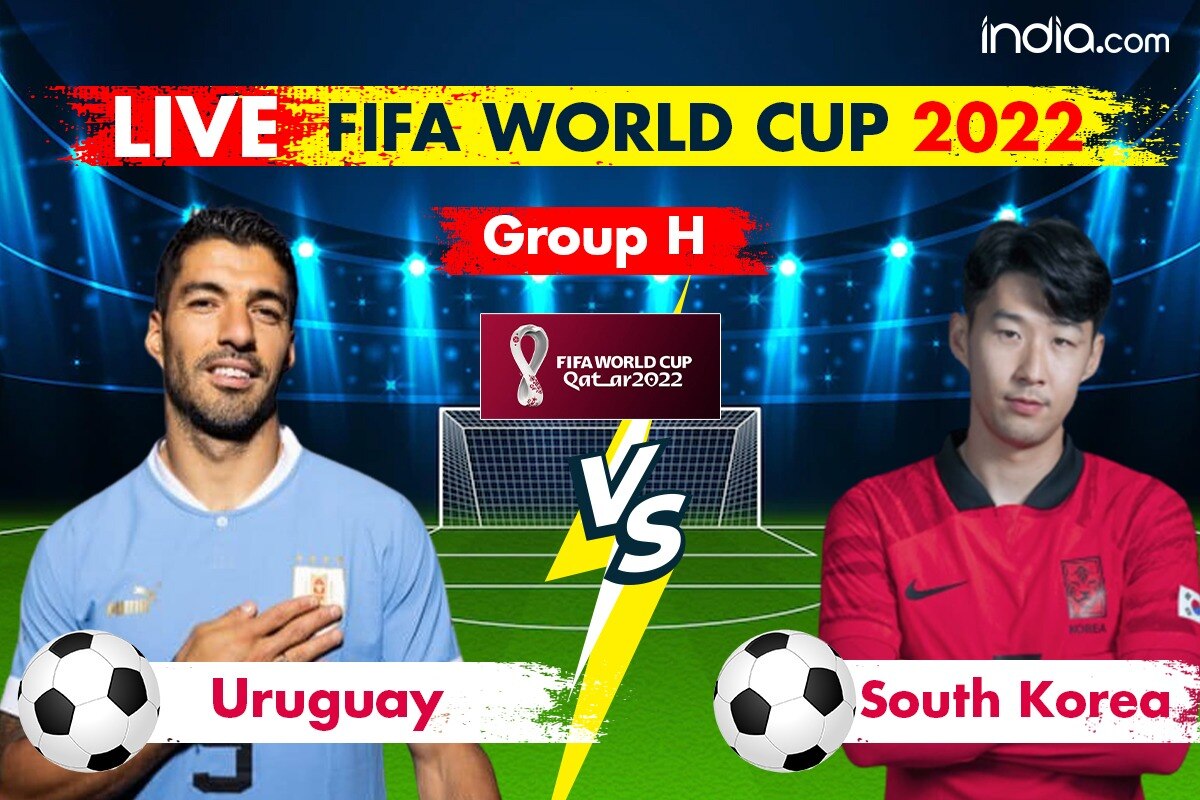 LIVE Uruguay vs South Korea, FIFA World Cup 2022 Score, Group H: Score Tied at 0-0