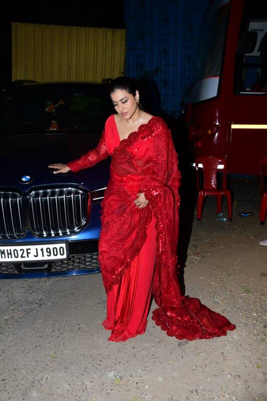 Kajol In Gorgeous Red Sarees