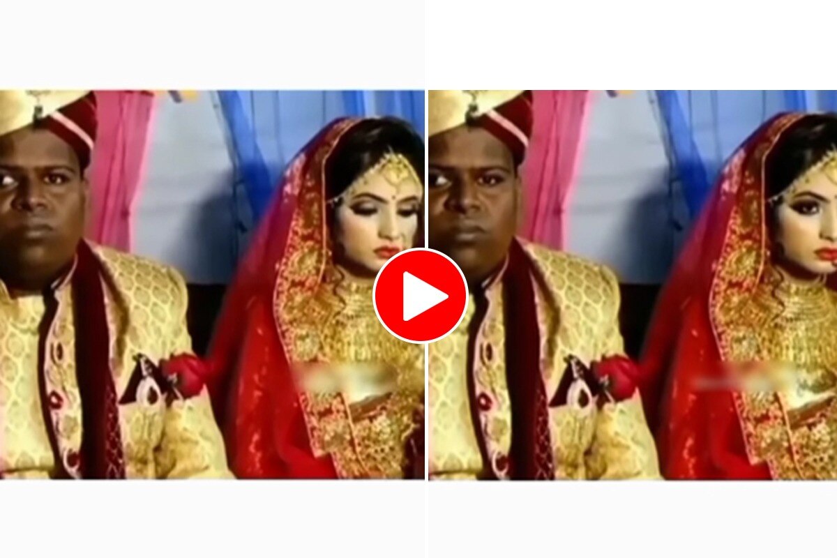 Bride Groom Video खुद की शादी में मुंह फुलाकर बैठ गए दूल्हा दुल्हन जिसने देखा ये नजारा हंसी 9305