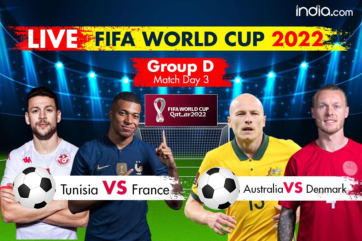 Highlights FIFA World Cup 2022- Group D, Tunisia vs France, Australia vs Denmark FRA, AUS Qualify For Round of 16