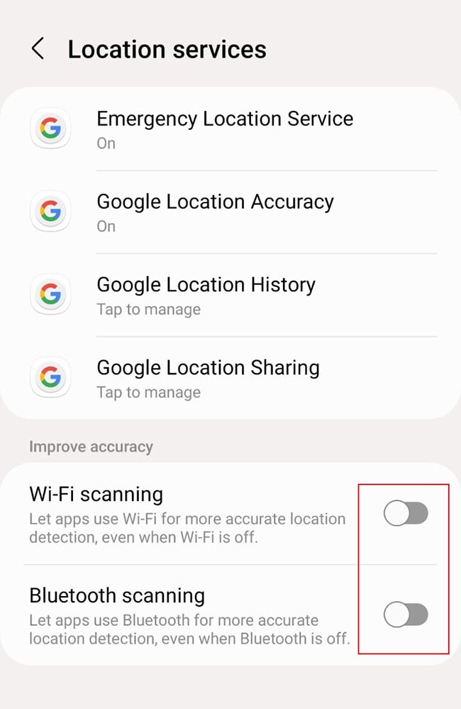 Wifi Bluetooth scanning