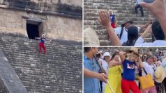 Woman Tourist Trespasses Mayan Pyramid to Enter Sacred Ancient Temple; Video Goes Viral as Angry Mob Attacks Her