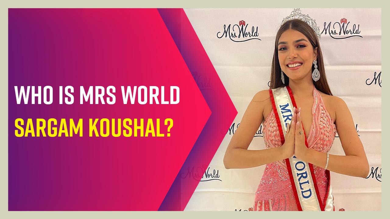 Mrs World 2022 23 Sargam Koushal From Jammu Is The New Mrs World Who