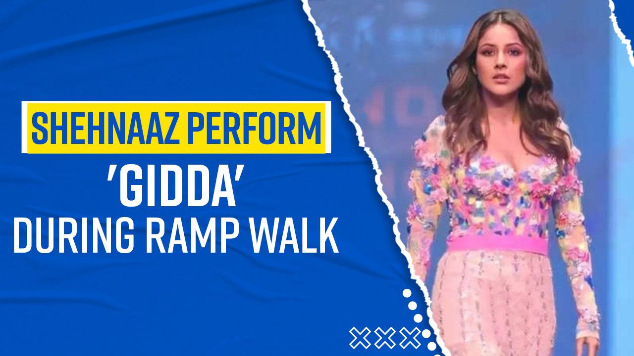 Shehnaaz Gill Performs ‘Gidda' During Ramp Walk, Netizens Praise Her Confidence